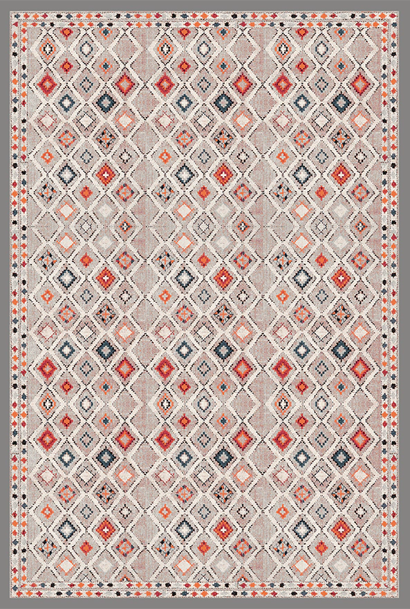 فرشینه و قالیچه طرح گلیم مناسب حال و پذیرایی برند دفه کد 1534