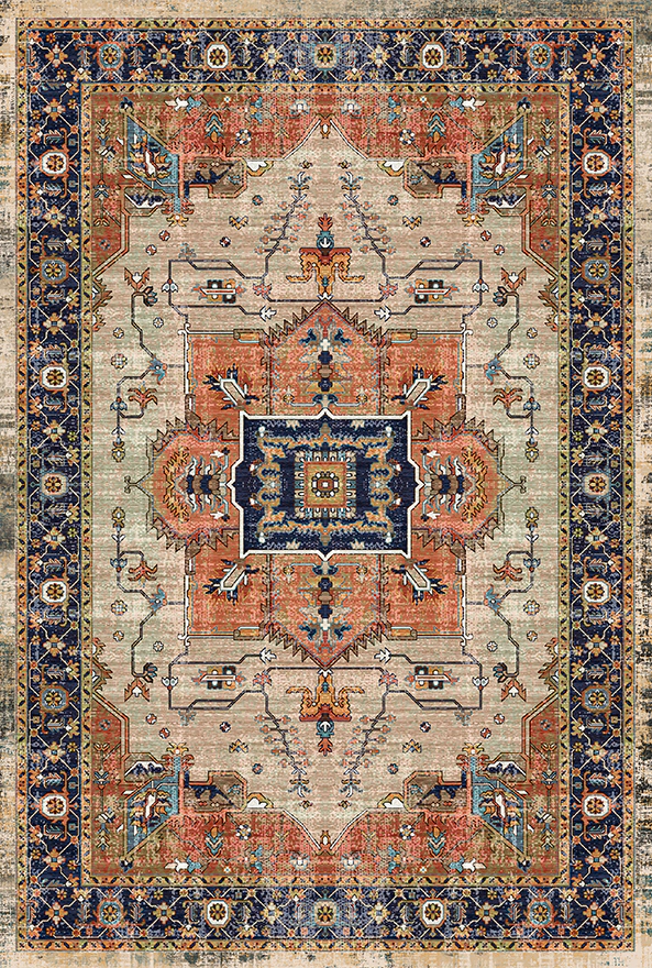 فرشینه و قالیچه طرح گلیم مناسب حال و پذیرایی برند دفه کد 1541