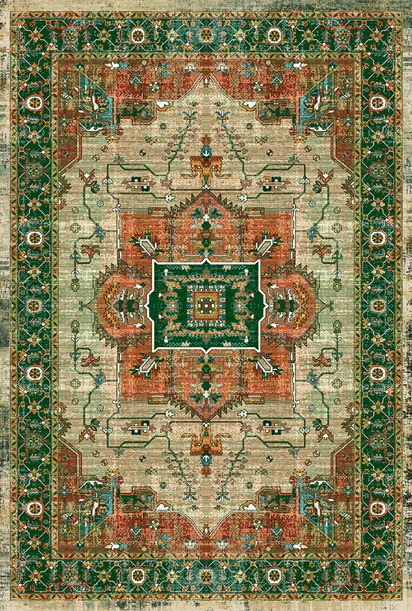 فرشینه و قالیچه طرح گلیم مناسب حال و پذیرایی برند دفه کد 1544