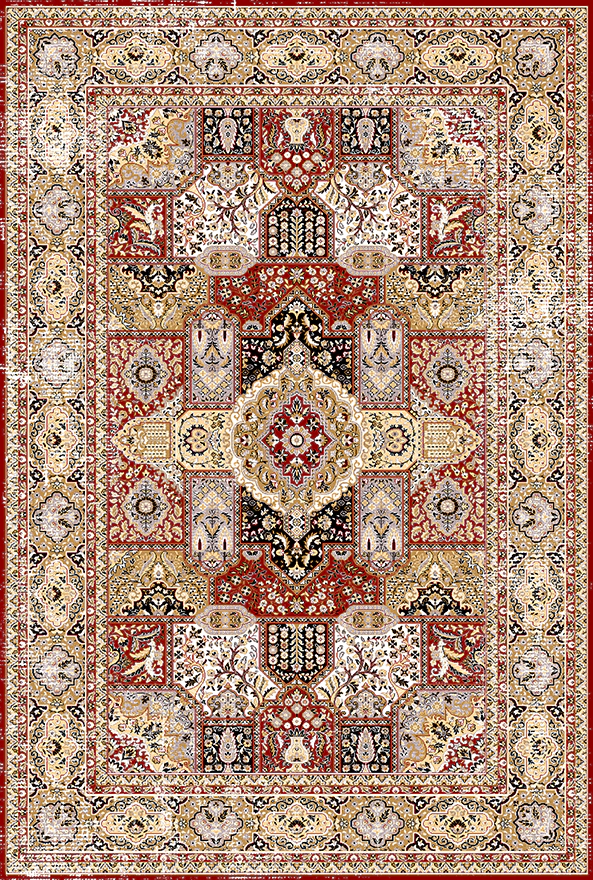 فرشینه و قالیچه طرح گلیم مناسب حال و پذیرایی برند دفه کد 1545