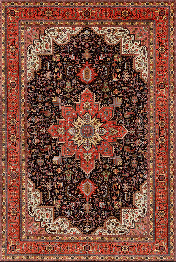 فرشینه و قالیچه طرح گلیم مناسب حال و پذیرایی برند دفه کد  1559