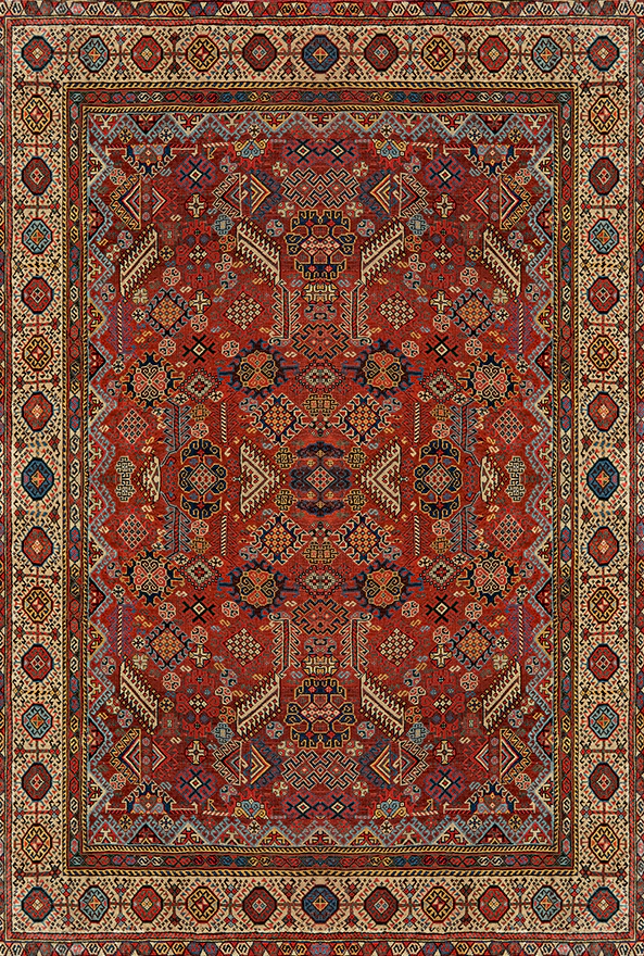 فرشینه و قالیچه طرح گلیم مناسب حال و پذیرایی برند دفه کد 1561