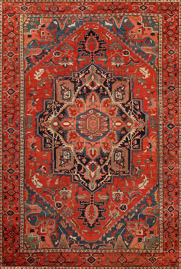 فرشینه و قالیچه طرح گلیم مناسب حال و پذیرایی برند دفه کد 1563