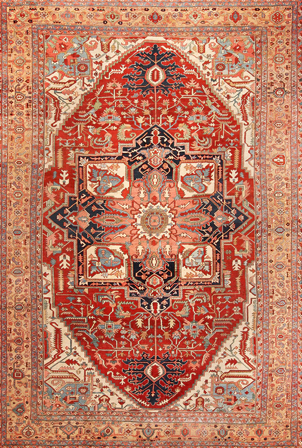 فرشینه و قالیچه طرح گلیم مناسب حال و پذیرایی برند دفه کد 1566