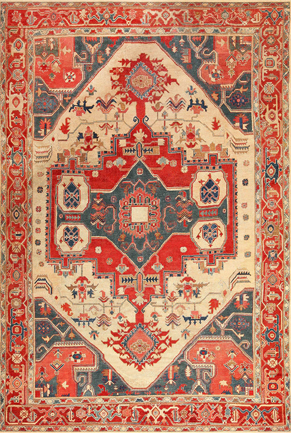 فرشینه و قالیچه طرح گلیم مناسب حال و پذیرایی برند دفه کد 1564