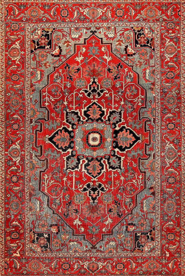 فرشینه و قالیچه طرح گلیم مناسب حال و پذیرایی برند دفه کد 1574