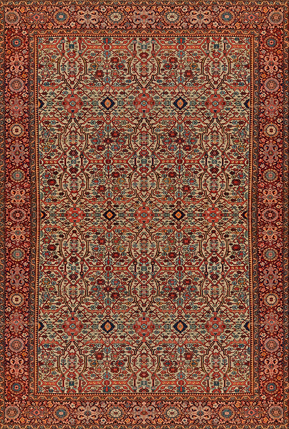 فرشینه و قالیچه طرح گلیم مناسب حال و پذیرایی برند دفه کد 1576