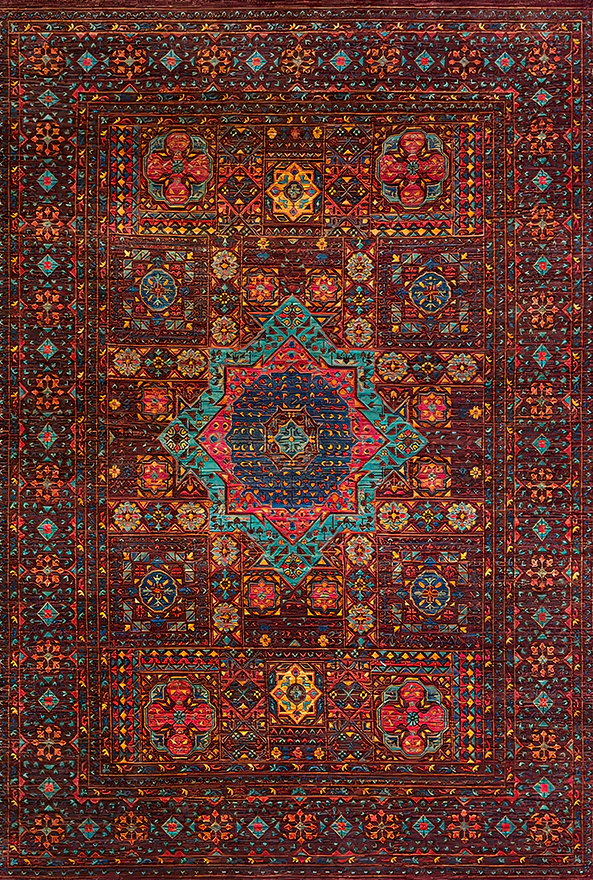 فرشینه و قالیچه طرح گلیم مناسب حال و پذیرایی برند دفه کد 1612