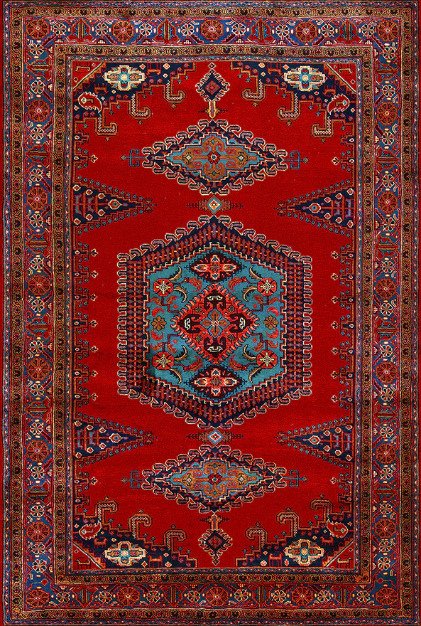 فرشینه و قالیچه طرح گلیم مناسب حال و پذیرایی برند دفه کد 1630