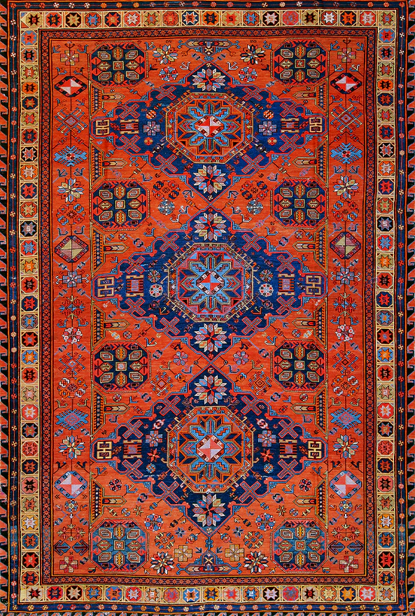 فرشینه و قالیچه طرح گلیم مناسب حال و پذیرایی برند دفه کد 1633