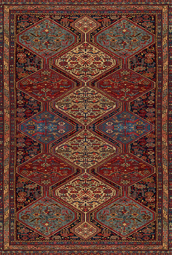 فرشینه و قالیچه طرح گلیم مناسب حال و پذیرایی برند دفه کد 1638