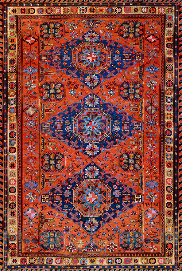 فرشینه و قالیچه طرح گلیم مناسب حال و پذیرایی برند دفه کد 1653