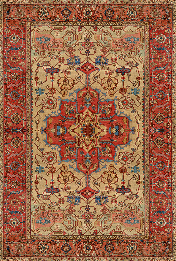 فرشینه و قالیچه طرح گلیم مناسب حال و پذیرایی برند دفه کد 1672