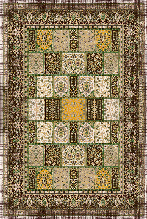 فرشینه و قالیچه طرح گلیم مناسب حال و پذیرایی برند دفه کد 1684