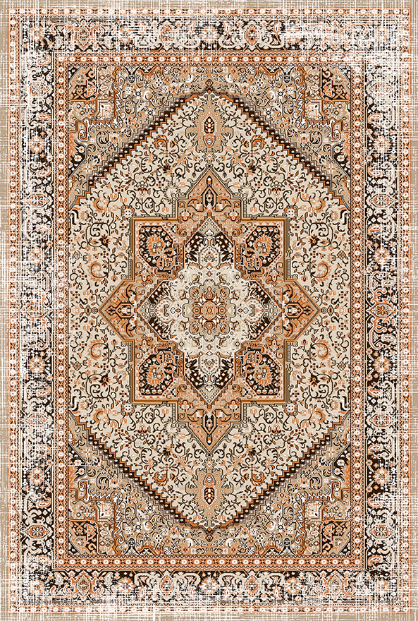 فرشینه و قالیچه طرح گلیم مناسب حال و پذیرایی برند دفه کد 1993