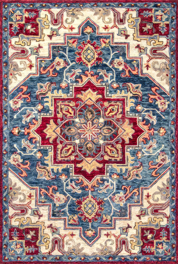 فرشینه و قالیچه طرح گلیم مناسب حال و پذیرایی برند دفه کد 1698