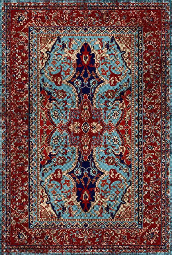 فرشینه و قالیچه طرح گلیم مناسب حال و پذیرایی برند دفه کد 1710