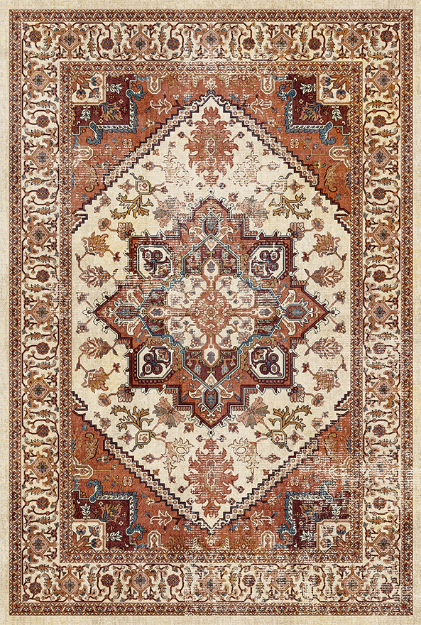 فرشینه و قالیچه طرح گلیم مناسب حال و پذیرایی برند دفه کد 1716