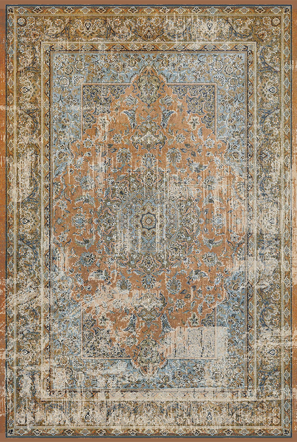 فرشینه و قالیچه طرح گلیم مناسب حال و پذیرایی برند دفه کد 1717