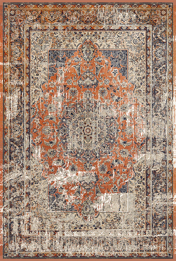 فرشینه و قالیچه طرح گلیم مناسب حال و پذیرایی برند دفه کد 1718