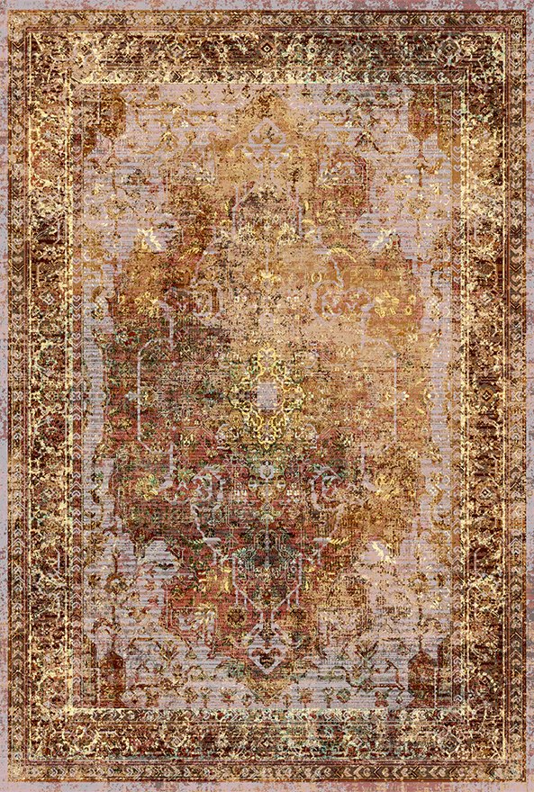 فرشینه و قالیچه طرح گلیم مناسب حال و پذیرایی برند دفه کد 1736