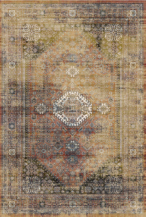 فرشینه و قالیچه طرح گلیم مناسب حال و پذیرایی برند دفه کد 1738