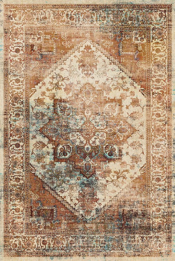 فرشینه و قالیچه طرح گلیم مناسب حال و پذیرایی برند دفه کد 1743