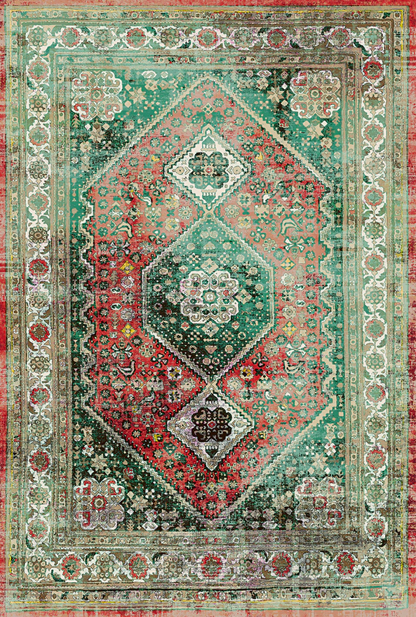 فرشینه و قالیچه طرح گلیم مناسب حال و پذیرایی برند دفه کد 1747