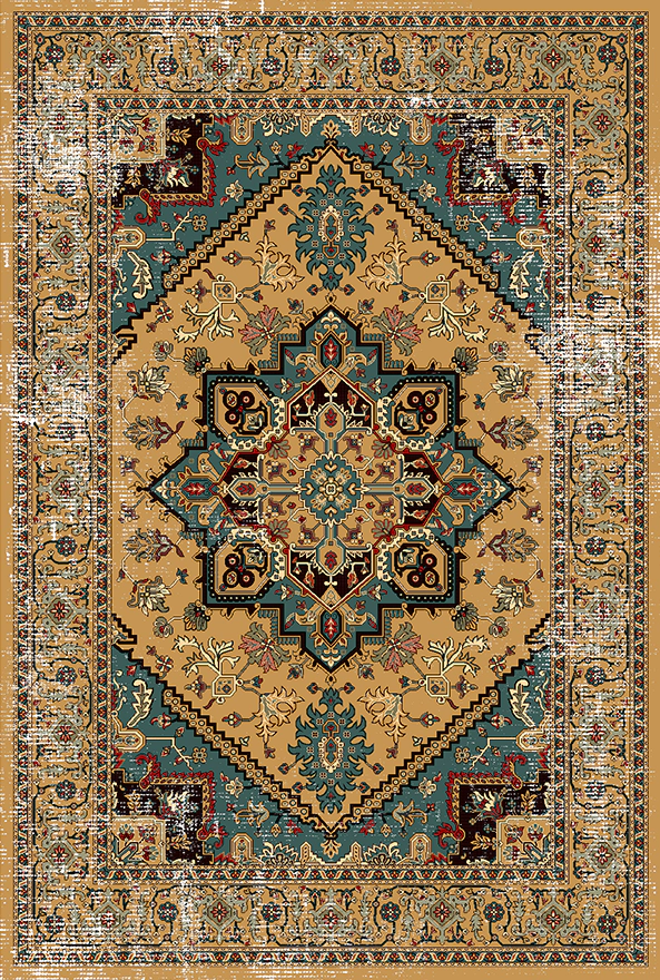 فرشینه و قالیچه طرح گلیم مناسب حال و پذیرایی برند دفه کد 1756