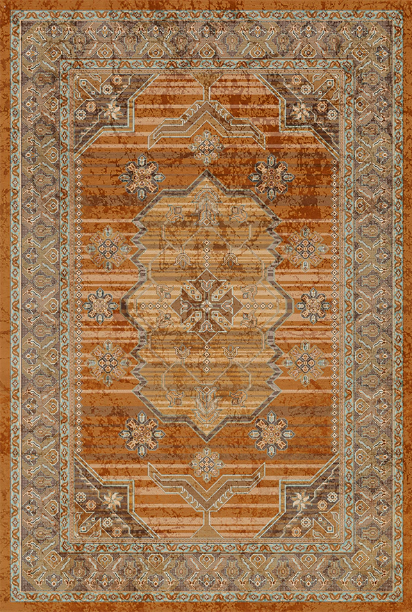 فرشینه و قالیچه طرح گلیم مناسب حال و پذیرایی برند دفه کد 1758