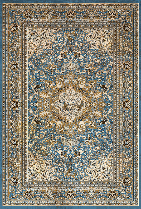 فرشینه و قالیچه طرح گلیم مناسب حال و پذیرایی برند دفه کد 1759