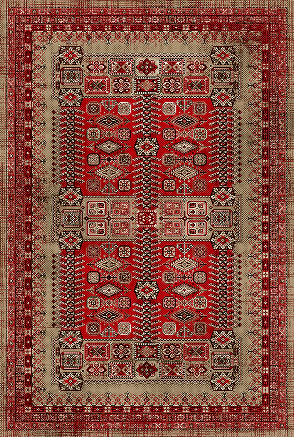 فرشینه و قالیچه طرح گلیم مناسب حال و پذیرایی برند دفه کد 1761