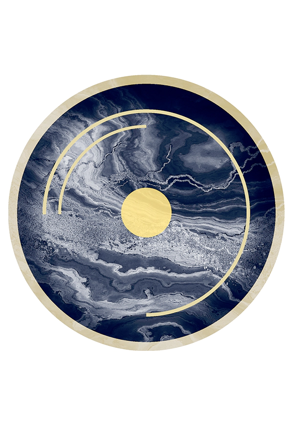 فرشینه گرد مدرن مناسب حال و پذیرایی برند دفه کد 1520