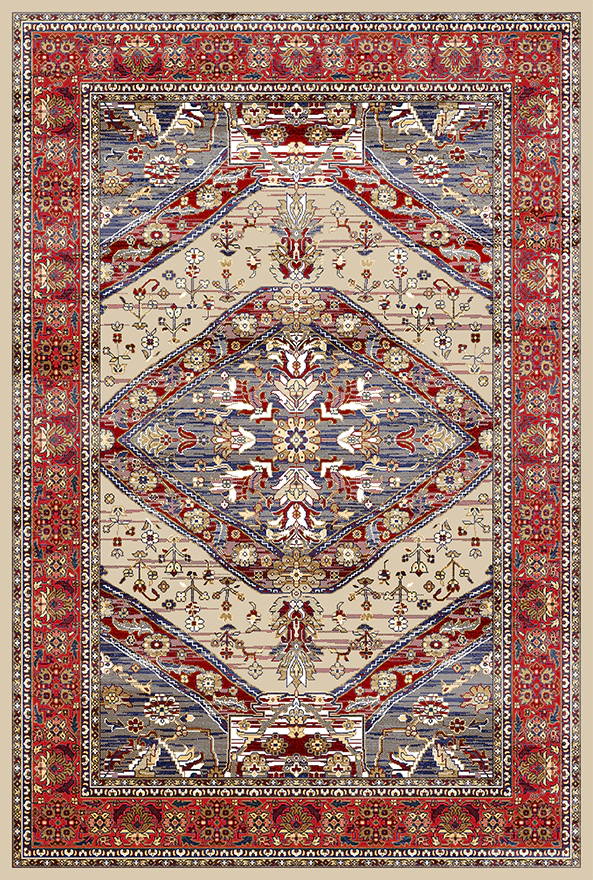 فرشینه و قالیچه طرح گلیم مناسب حال و پذیرایی برند دفه کد 1773