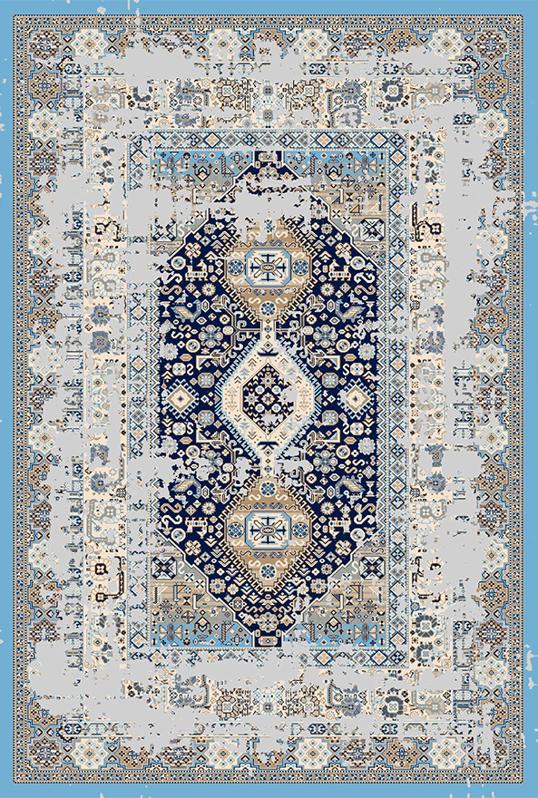 فرشینه و قالیچه طرح گلیم مناسب حال و پذیرایی برند دفه کد 1775