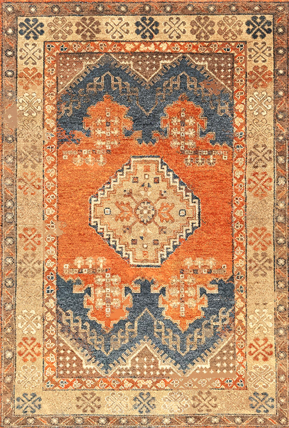 فرشینه و قالیچه طرح گلیم مناسب حال و پذیرایی برند دفه کد 1777