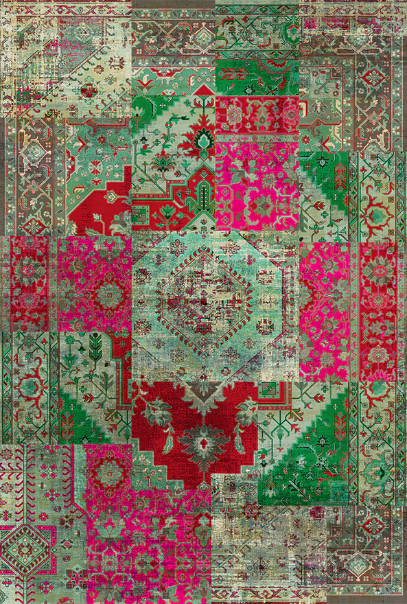 فرشینه و قالیچه طرح گلیم مناسب حال و پذیرایی برند دفه کد 1780