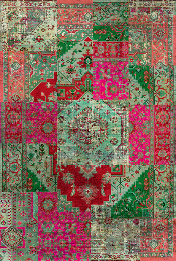 فرشینه و قالیچه طرح گلیم مناسب حال و پذیرایی برند دفه کد 1781