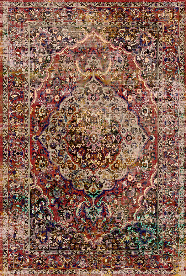 فرشینه و قالیچه طرح گلیم مناسب حال و پذیرایی برند دفه کد 1788