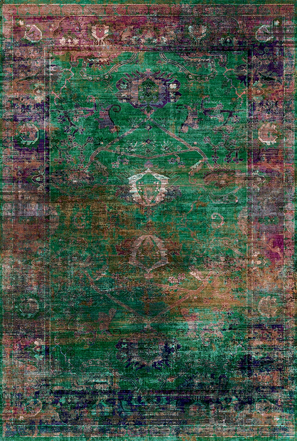 فرشینه و قالیچه طرح گلیم مناسب حال و پذیرایی برند دفه کد 1791