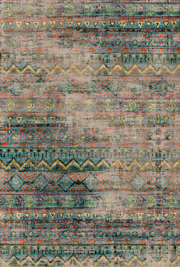 فرشینه و قالیچه طرح گلیم مناسب حال و پذیرایی برند دفه کد 1796