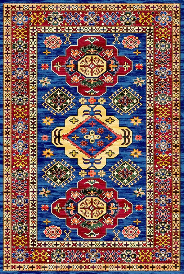 فرشینه و قالیچه طرح گلیم مناسب حال و پذیرایی برند دفه کد 1801