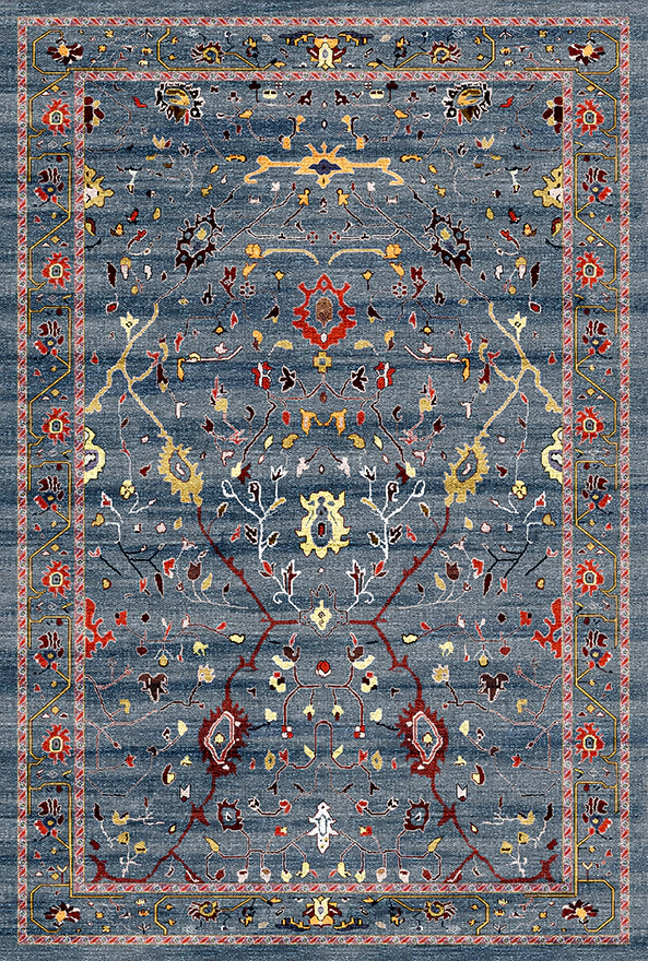 فرشینه و قالیچه طرح گلیم مناسب حال و پذیرایی برند دفه کد 1806