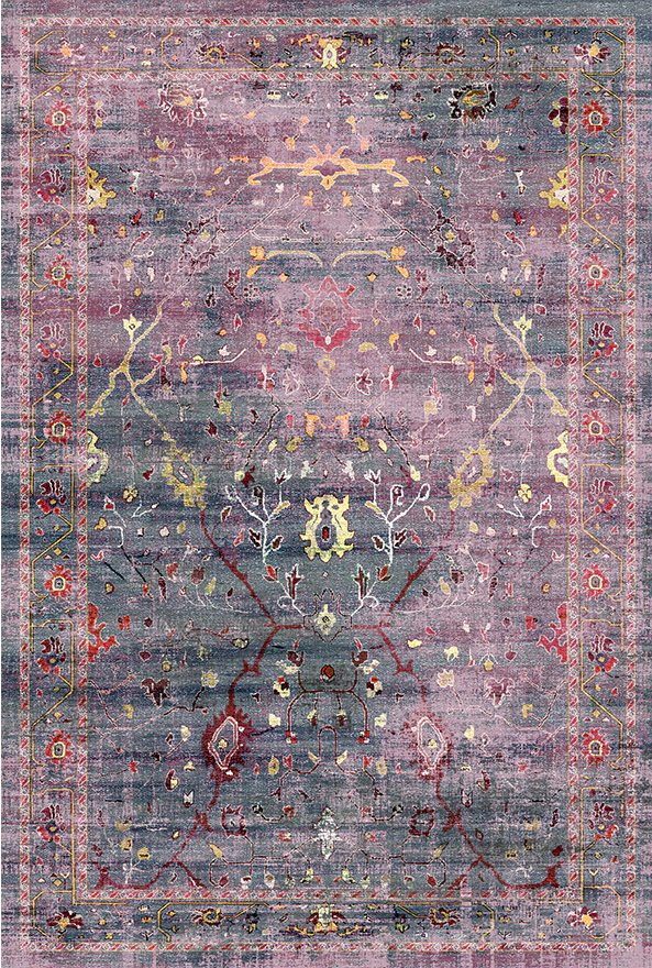 فرشینه و قالیچه طرح گلیم مناسب حال و پذیرایی برند دفه کد 1807