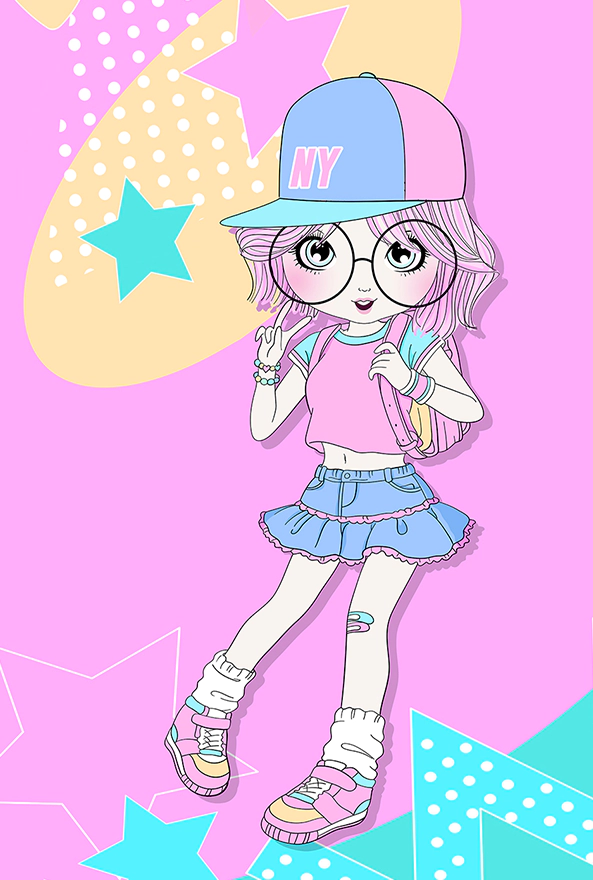 فرشینه و قالیچه فانتزی مناسب اتاق کودک برند دفه کد 1819