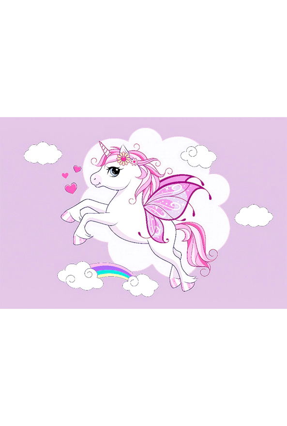 فرشینه و قالیچه فانتزی مناسب اتاق کودک برند دفه کد 1963