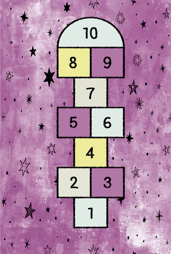 فرشینه و قالیچه فانتزی مناسب اتاق کودک برند دفه کد 1967