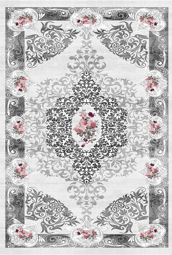 فرشینه و قالیچه مدرن مناسب حال و پذیرایی برند دفه کد 1980