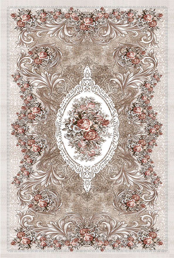 فرشینه و قالیچه مدرن مناسب حال و پذیرایی برند دفه کد 1983