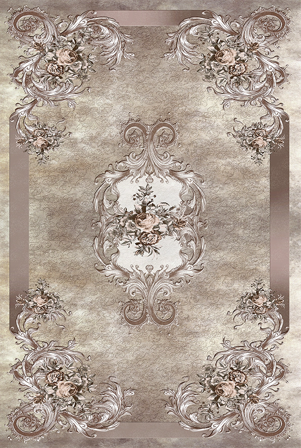 فرشینه و قالیچه مدرن مناسب حال و پذیرایی برند دفه کد 1984